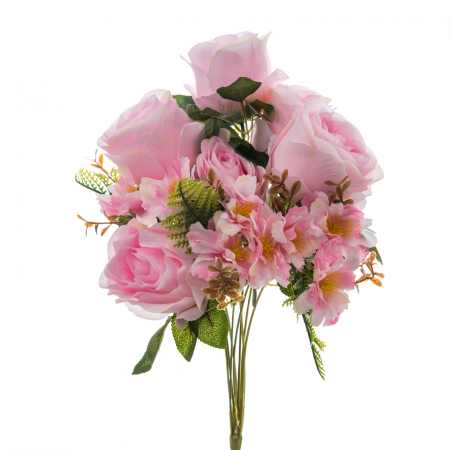 Trandafir - Buchet artificial Trandafiri Betty - 50 cm