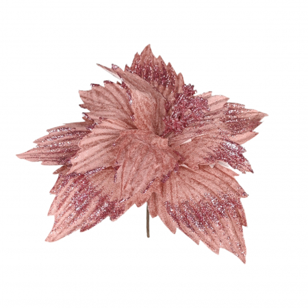Flori & Crengi decorative - Craciunita artificiala din catifea