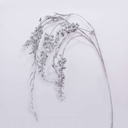 Crăciun - Creanga decorativa cu glitter - 100 cm