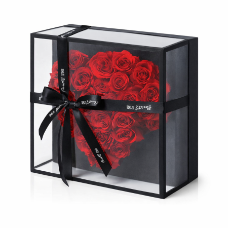 Cutie decorativa cu capac transparent ( 24*24*14 cm) [1]