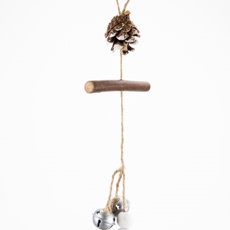 Decoratiune agatatoare de craciun, Ingeras - 65 cm [3]