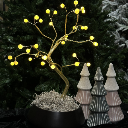Decoratiuni - Decoratiune luminoasa Bonsai 36 LED-uri 45 cm