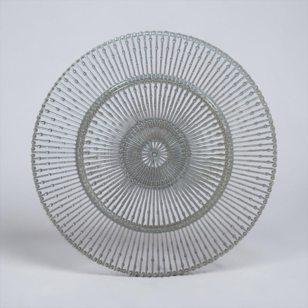 Farfurie decorativa sticla  Zuleia 33 cm [1]