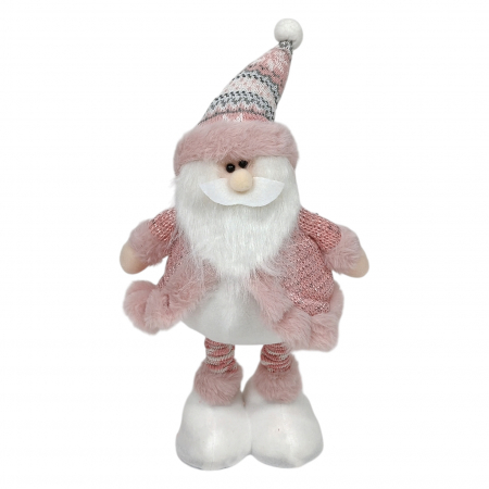 Decoratiuni - Figurina decorativa de Craciun, Gnome Roz, 39 * 55 cm