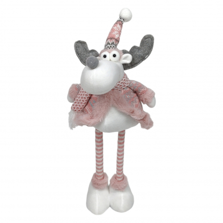 Figurina decorativa de Craciun, Ren Roz, 39 * 55 cm [1]