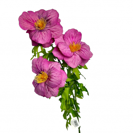 FLORI & PLANTE DECORATIVE - Fir artificial cu 3 flori de papaver