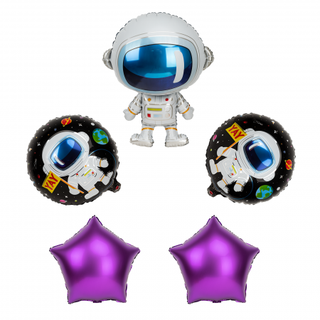 Kit-uri Baloane - Kit baloane din Folie Astronaut Party
