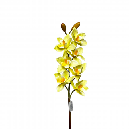 Orhidee artificiala Cymbidium 7 cupe  - 70 cm [1]