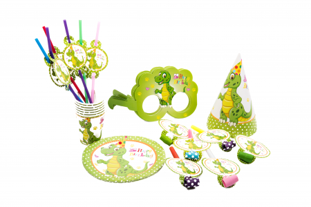 Accesorii petrecere - Set aniversar crocodil