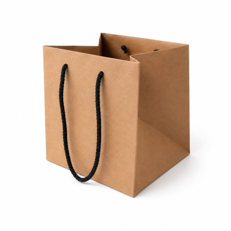Ambalaje florale - Punga transport din hartie, Iolanda - 17*16*16 cm