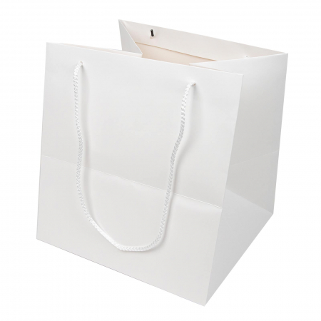Punga transport buchet - Punga transport din hartie, Filippa - 17*16*16 cm