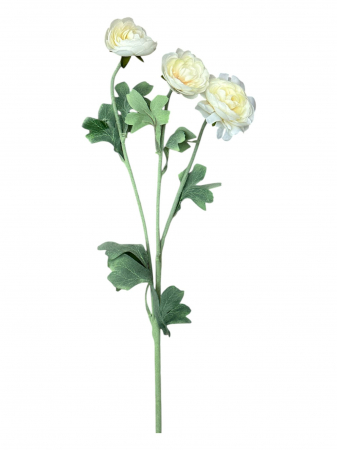 Ranunculus artificial cu 3 tije - 50 cm [1]