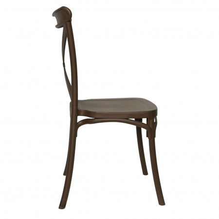 Scaun Cross X, maro brun 51 x 51 x 87 cm [1]