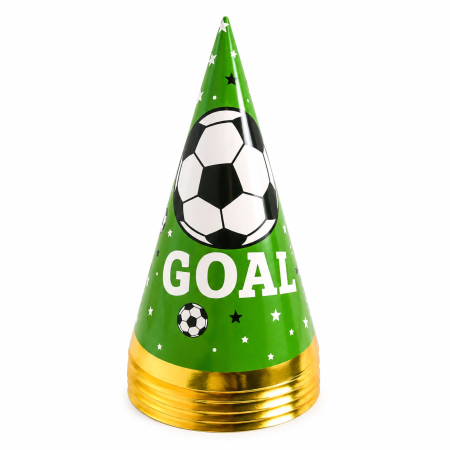 Coifuri - Set 10 coifuri din carton ,,Goal,, 16*10 cm