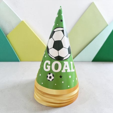 Accesorii masa - Set 10 coifuri din carton ,,Goal,, 16*10 cm