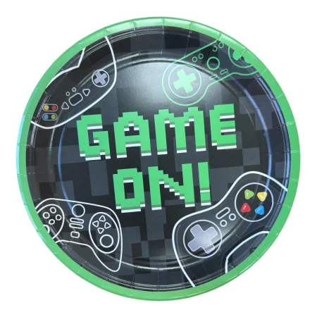 Accesorii masa - Set 10 farfurii carton ,,Game One !,, - 23 cm