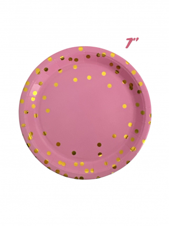 Baloane & Petreceri - Set 10 farfurii carton "Dots"- 18 cm