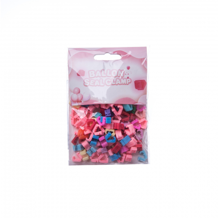 Accesorii baloane - Set 100 clipsuri legare rapida baloane