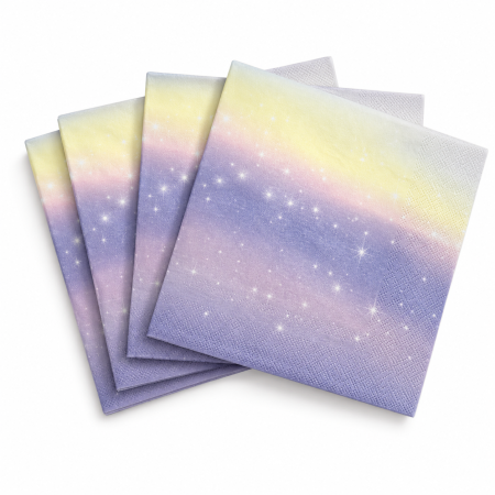Petrecere Tematica - Set 20 servetele din hartie ,,Unicorn,, 33*33 cm
