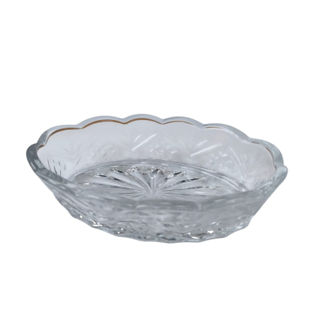 Farfurie - Set 4 boluri sticla transparenta-175 ml