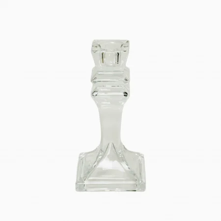 Sfesnic sticla - Sfesnic din sticla transparenta, Caius 15.4*2*7.6 cm