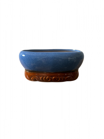 Ghivece & Jardiniere - Vaza ceramica bonsai "Blue "