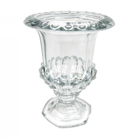 Vaze & Vase - Vaza din sticla transparenta, Alma 20*15.5*9 cm