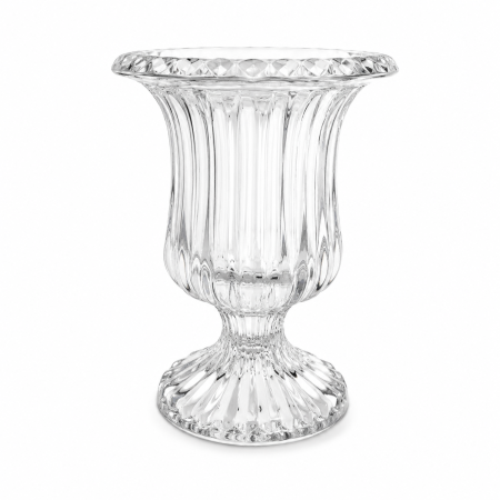 DECOR & MOBILIER - Vaza din sticla transparenta, Barbara(41-3)