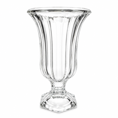DECOR & MOBILIER - Vaza din sticla transparenta, Chira(41-5)