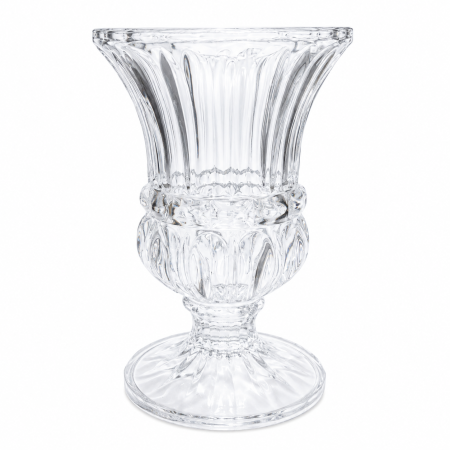 DECOR & MOBILIER - Vaza din sticla transparenta, Heidi(41-16)