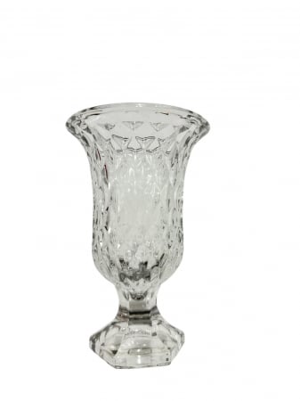 Vaze & Vase - Vaza din sticla transparenta, Inna 19*12 cm