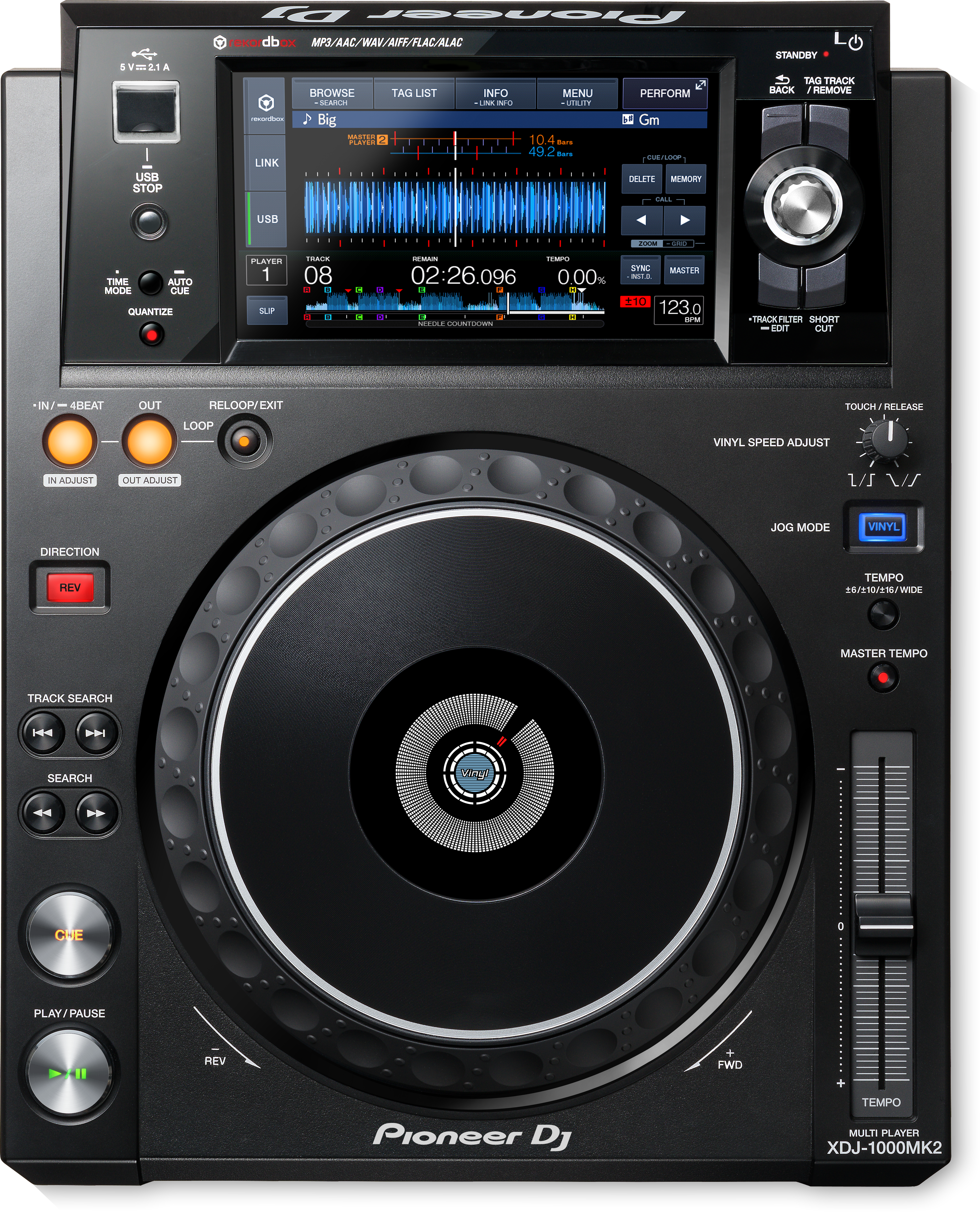 Multi-player Pioneer DJ XDJ-1000MK2 [1]