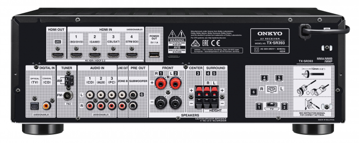 Receiver AV Onkyo TX-SR393 [4]