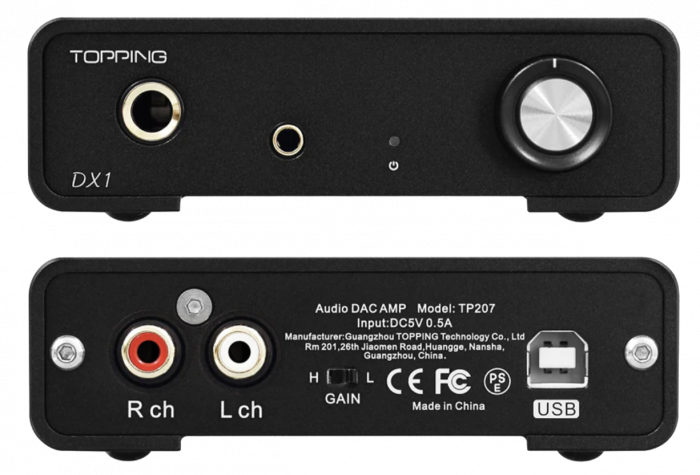 Amplificator casti  Topping DX1 negru [2]