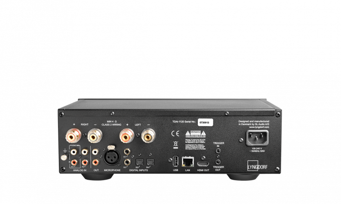 Amplificator Lyngdorf TDAI-1120, 2x120W, solutie all-in-one cu HDMI si streaming [2]