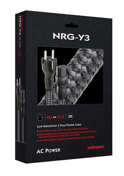 Cablu alimentare Audioquest NRG Y3, IEC C13 [2]