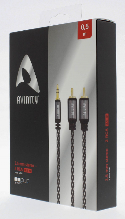 Cablu audio Avinity 3.5 mm - 2 RCA [2]