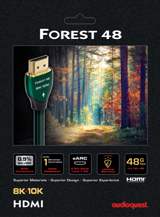 Cablu HDMI 2.1 8K-10K AudioQuest Forest 48Gbps [2]