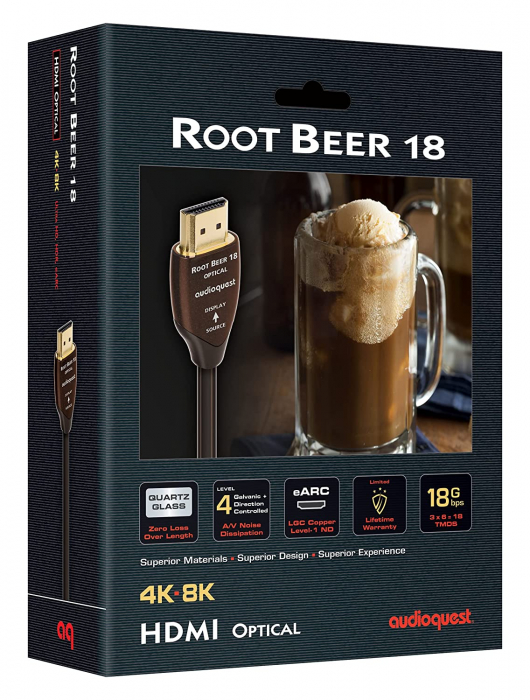 Cablu HDMI 4K AudioQuest Root Beer Active Optical Cable [3]