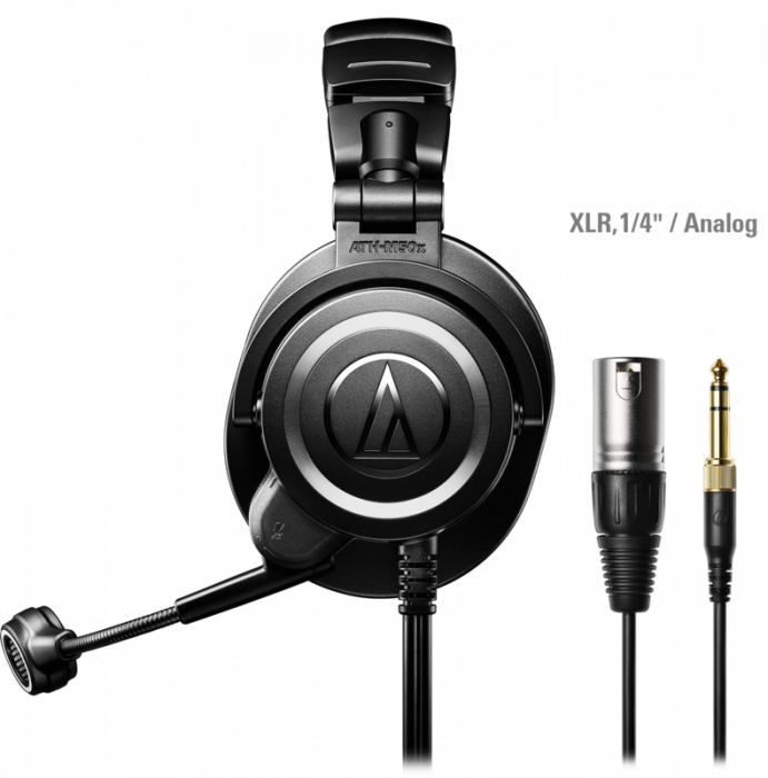 Casti PC/Gaming Audio-Technica ATH-M50xSTS Analog Negru [2]