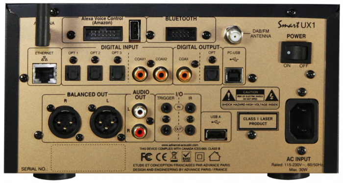 CD DAC Preamplificator Streamer Advance Paris UX1 [2]