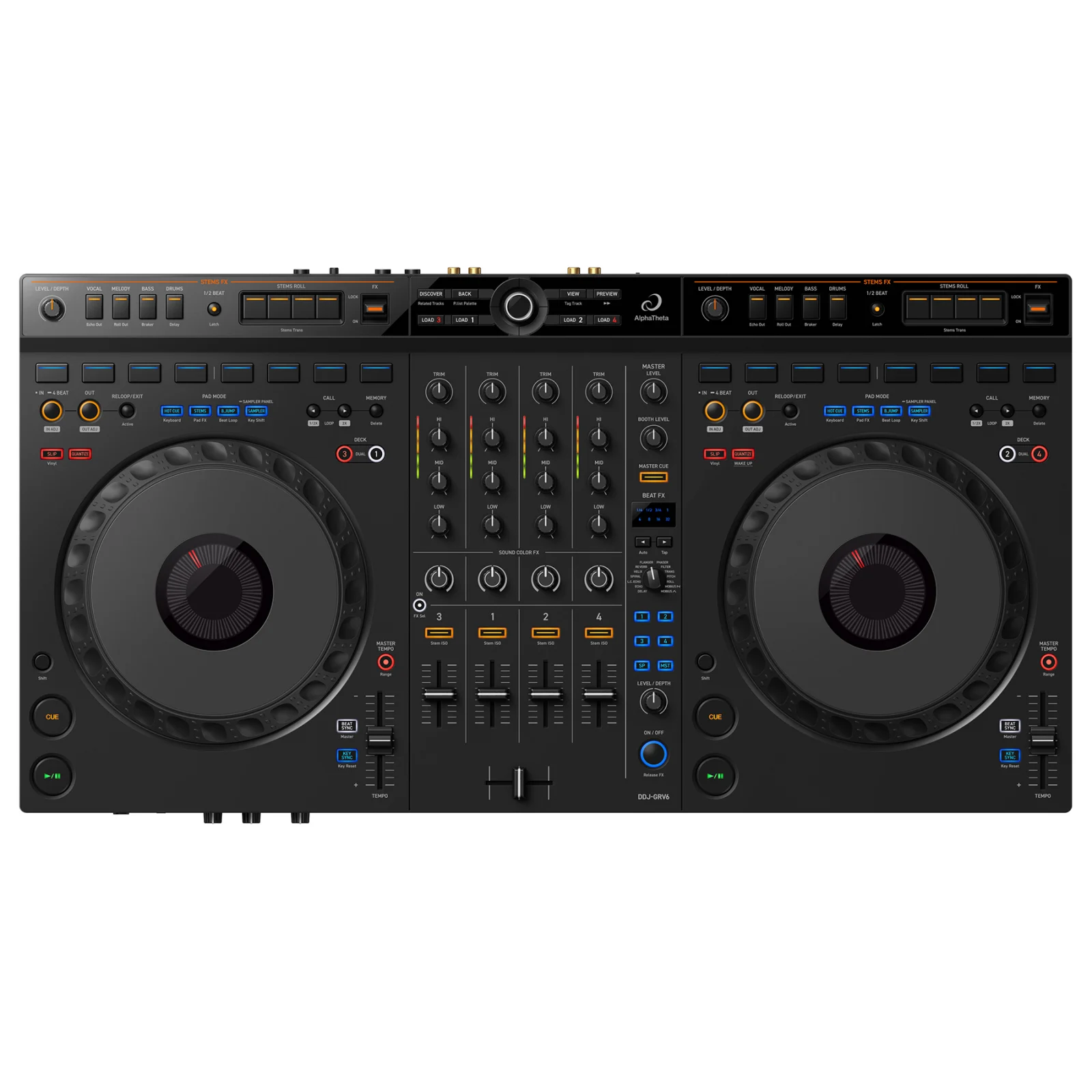 Controller DJ cu 4 canale AlphaTheta DDJ-GRV6 [5]