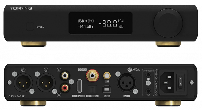 DAC Topping D90 III Discrete Negru [2]