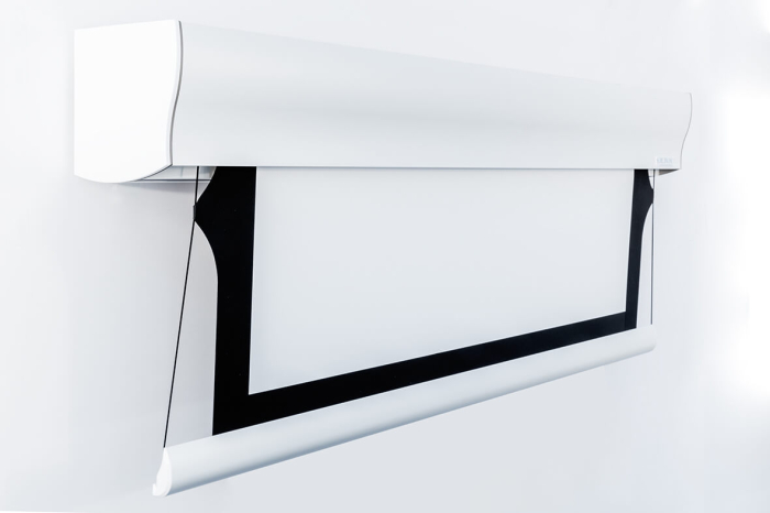 Ecran de proiectie motorizat peretetavan Screenline WAVE TENSIONED HomeVision,305x172(138),16 9, negru [3]
