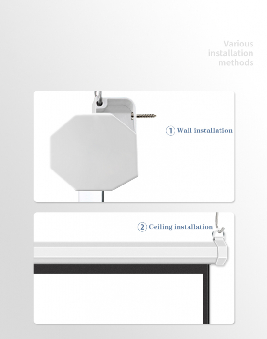 Ecran proiectie BlackMount 1/1MN200-BM [10]