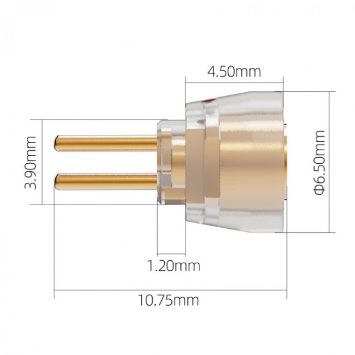 Fiio LC-78A adaptor MMCX la 2pin 0.78 [4]