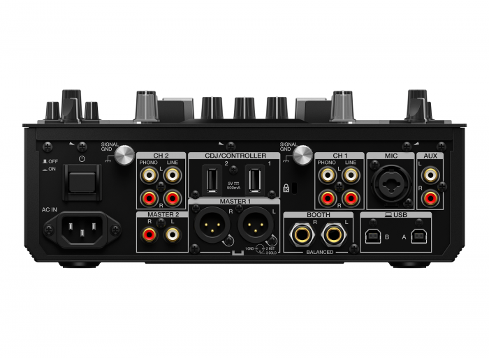 Mixer stil scratching cu 2 canale pentru DJ, Pioneer DJ DJM-S11, cu ecran tactil pentru Serato DJ Pro/rekordbox, negru [4]