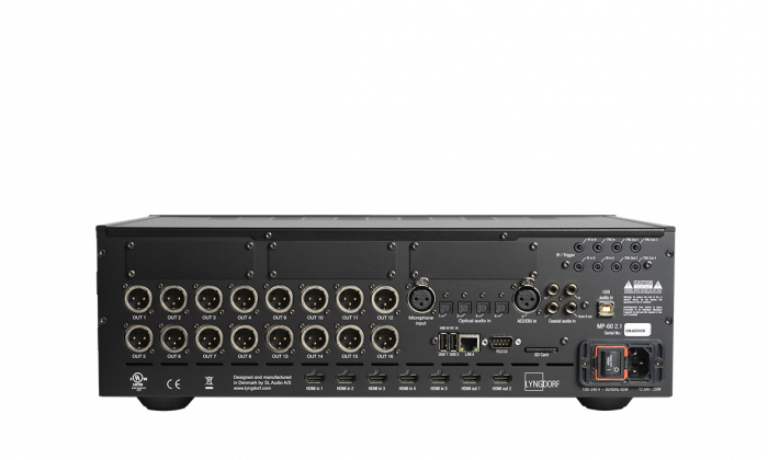 Procesor sunet multi-canal Lyngdorf MP-60 vers 2.1, 16 canale, DOLBY ATMOS, DTS-X: PRO, AURO-3D [2]