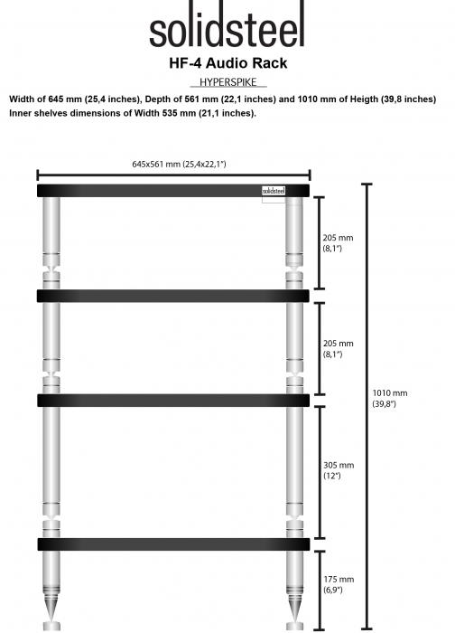 Rack High-End Solidsteel HF-4 [2]