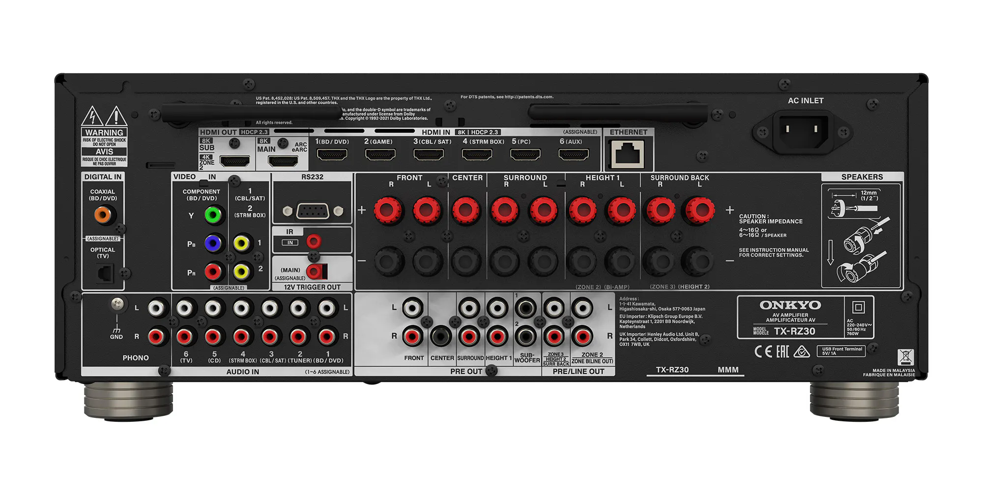Receiver Onkyo TX-RZ30 [3]